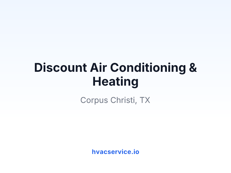 Discount Air Conditioning & Heating