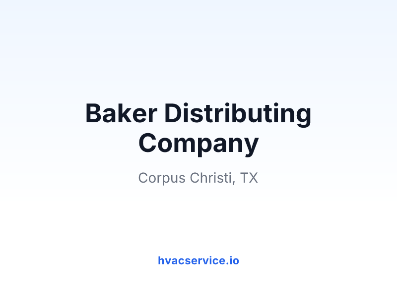 Baker Distributing Company