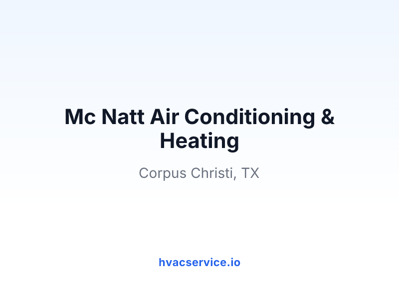 Mc Natt Air Conditioning & Heating