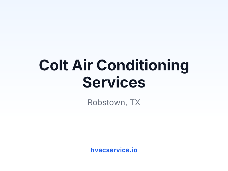 Colt Air Conditioning Services