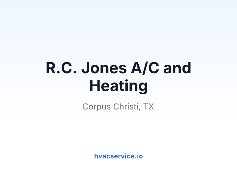 R.C. Jones A/C and Heating