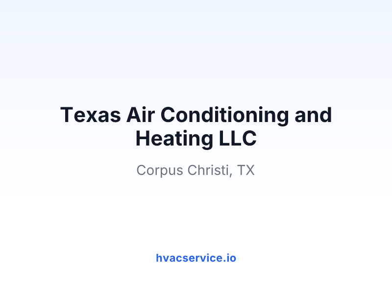 Texas Air Conditioning and Heating LLC