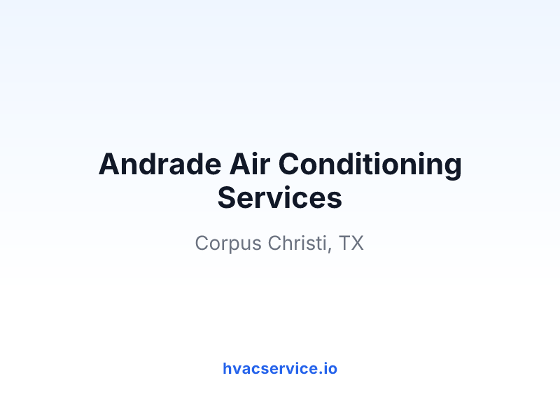 Andrade Air Conditioning Services