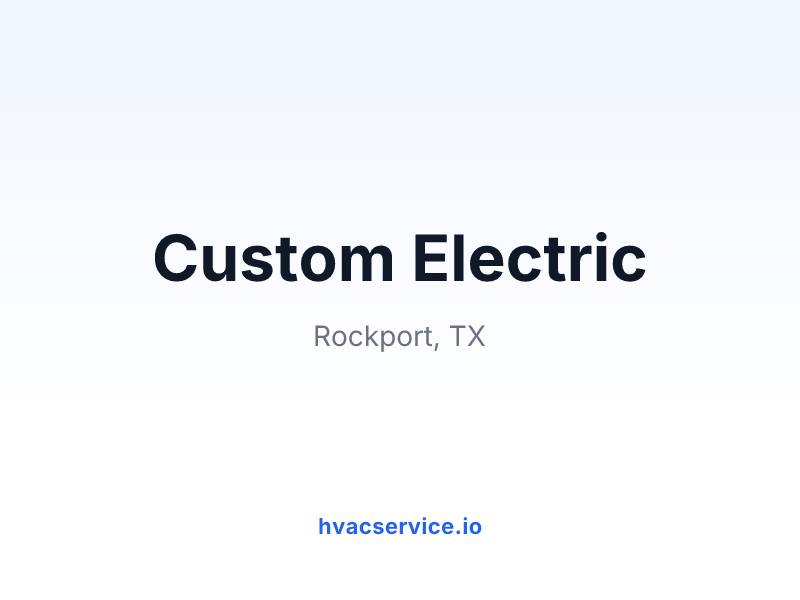 Custom Electric