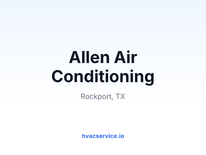 Allen Air Conditioning