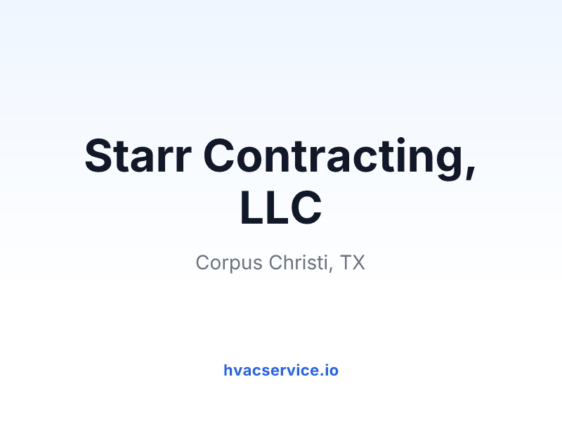 Starr Contracting, LLC