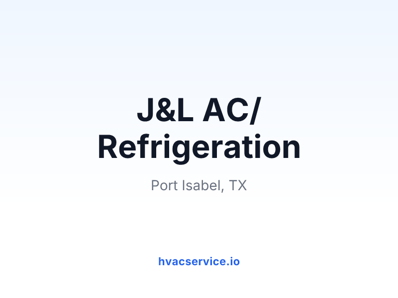 J&L AC/Refrigeration