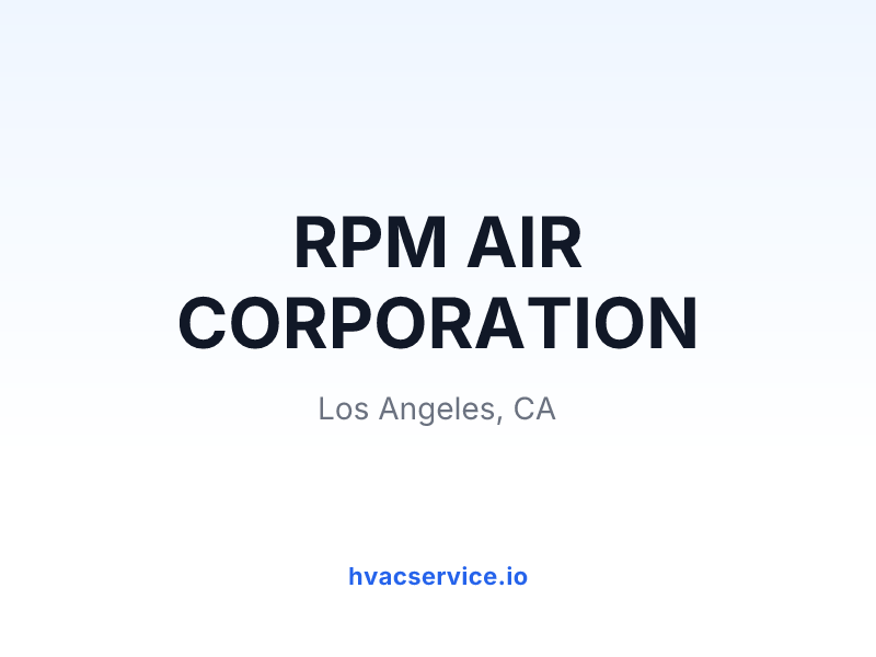 RPM AIR CORPORATION