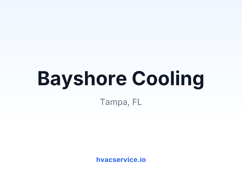 Bayshore Cooling