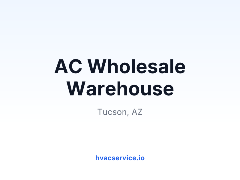 AC Wholesale Warehouse