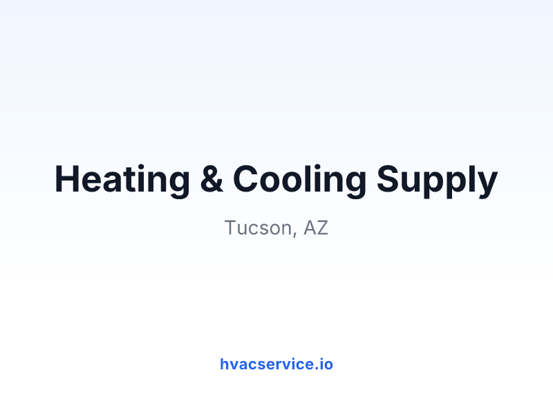 Heating & Cooling Supply