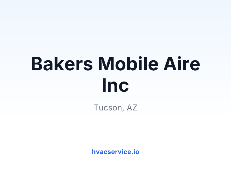 Bakers Mobile Aire Inc