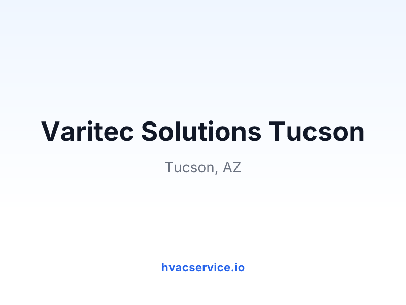 Varitec Solutions Tucson