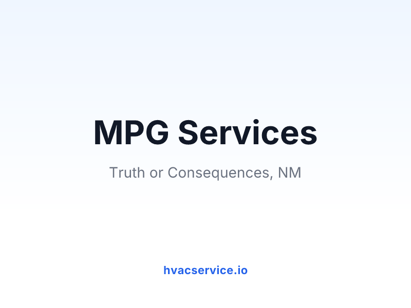 MPG Services