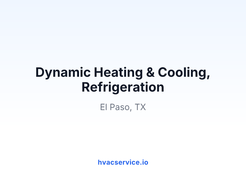Dynamic Heating & Cooling, Refrigeration
