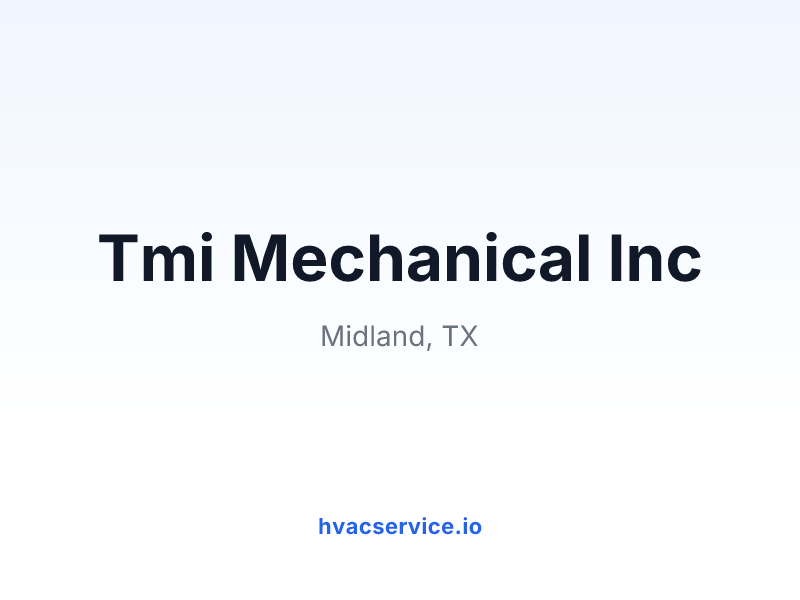Tmi Mechanical Inc