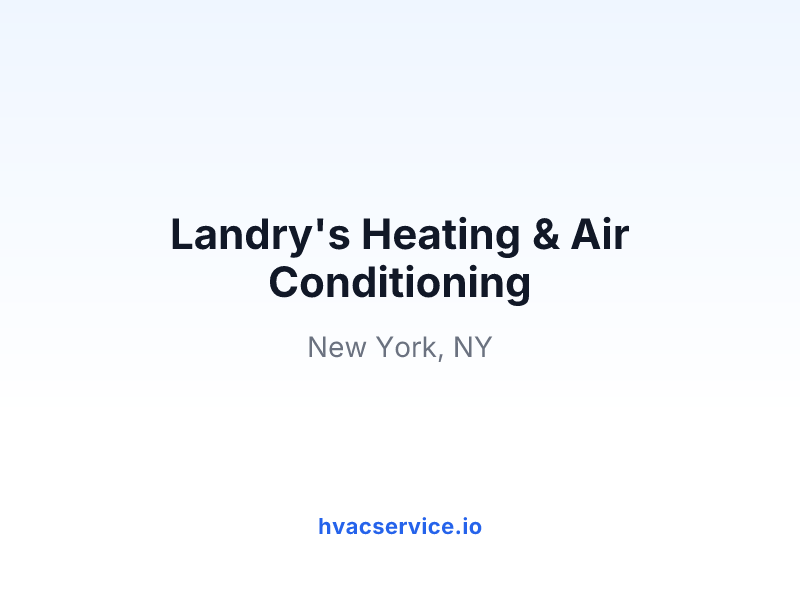 Landry's Heating & Air Conditioning