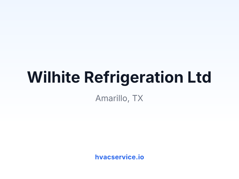 Wilhite Refrigeration Ltd