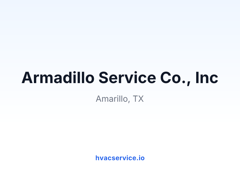 Armadillo Service Co., Inc
