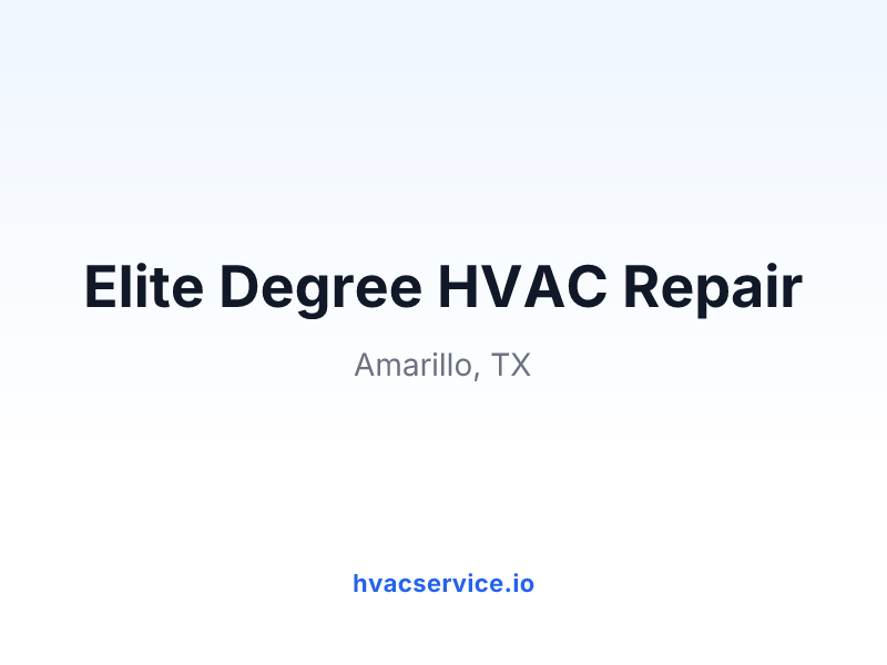 Elite Degree HVAC Repair