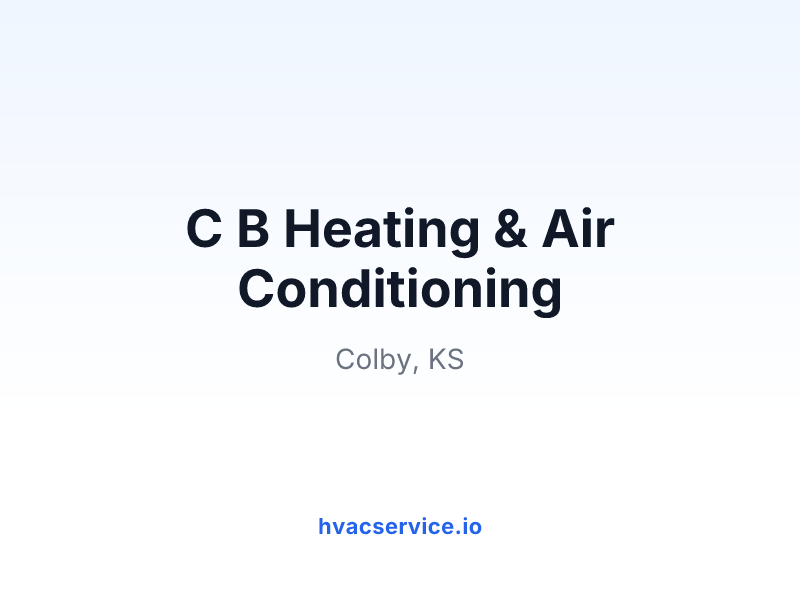 C B Heating & Air Conditioning