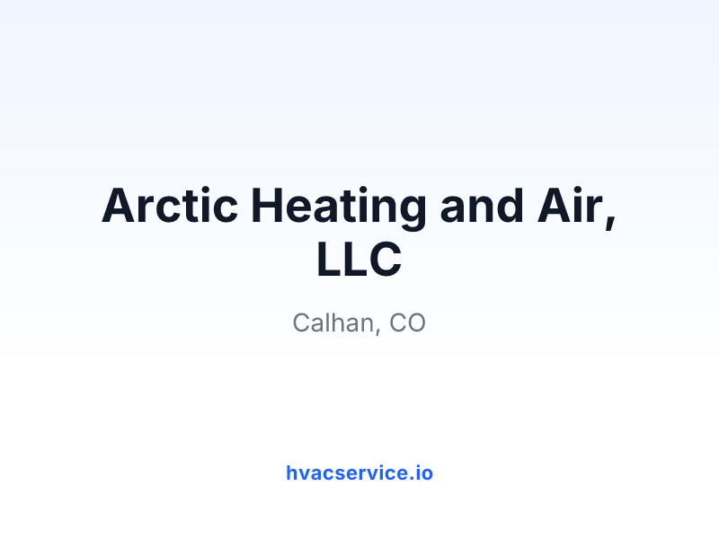 Arctic Heating and Air, LLC