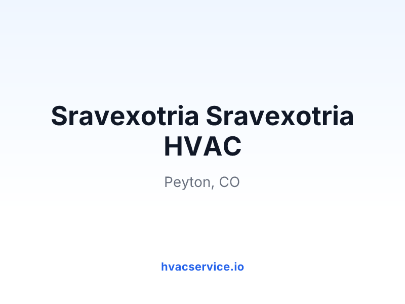 Sravexotria Sravexotria HVAC