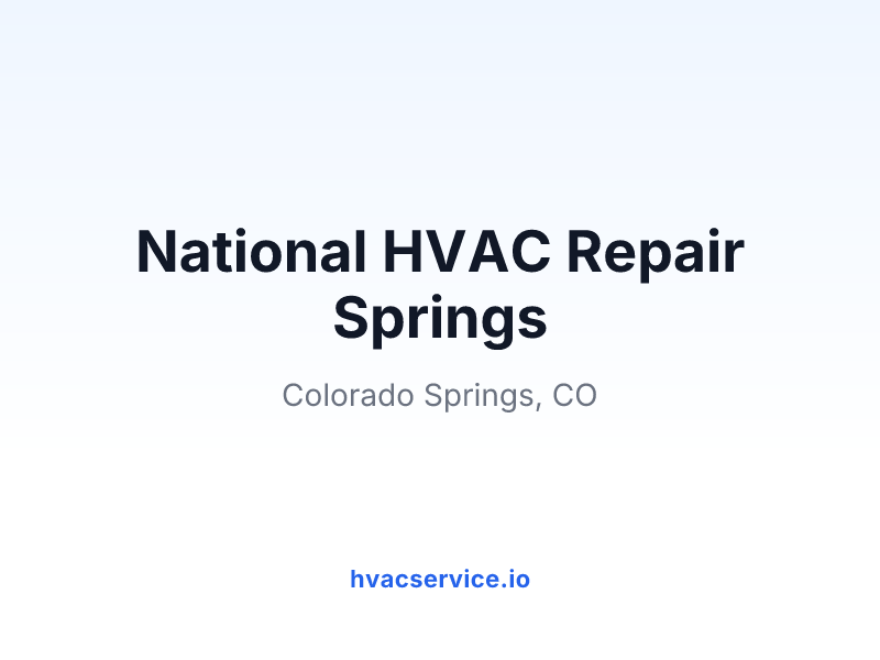 National HVAC Repair Springs
