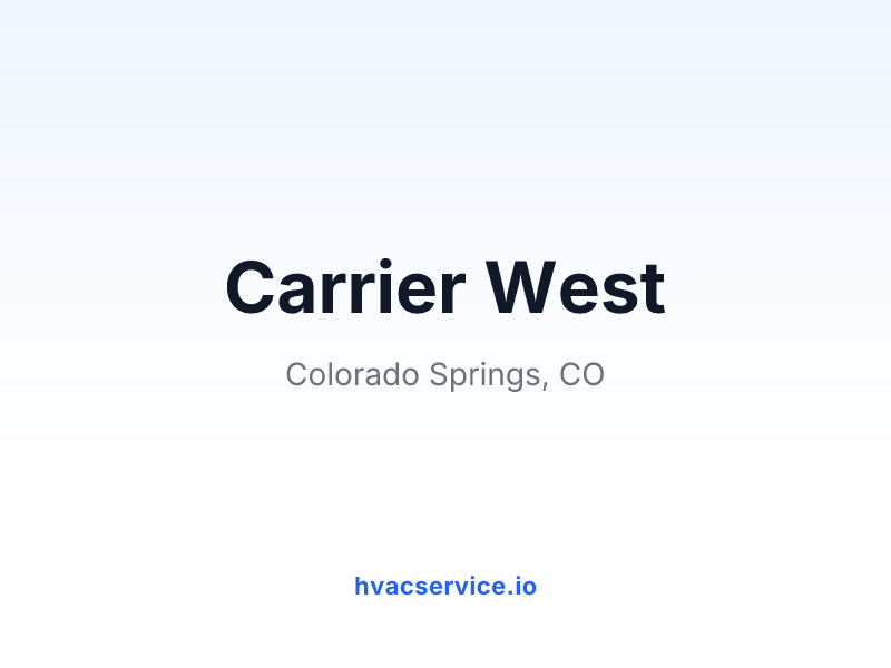 Carrier West