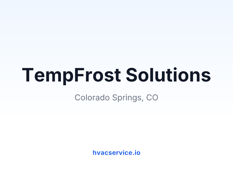 TempFrost Solutions