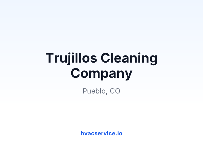 Trujillos Cleaning Company