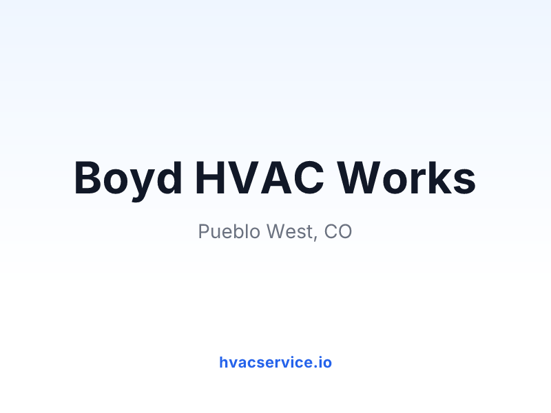 Boyd HVAC Works