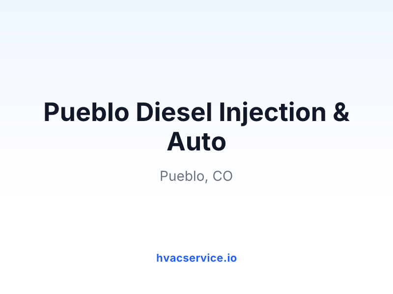Pueblo Diesel Injection & Auto