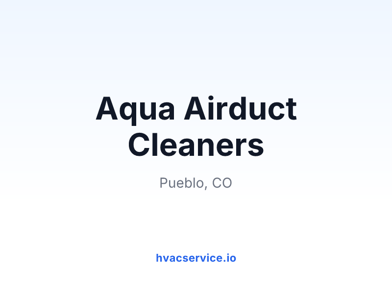 Aqua Airduct Cleaners
