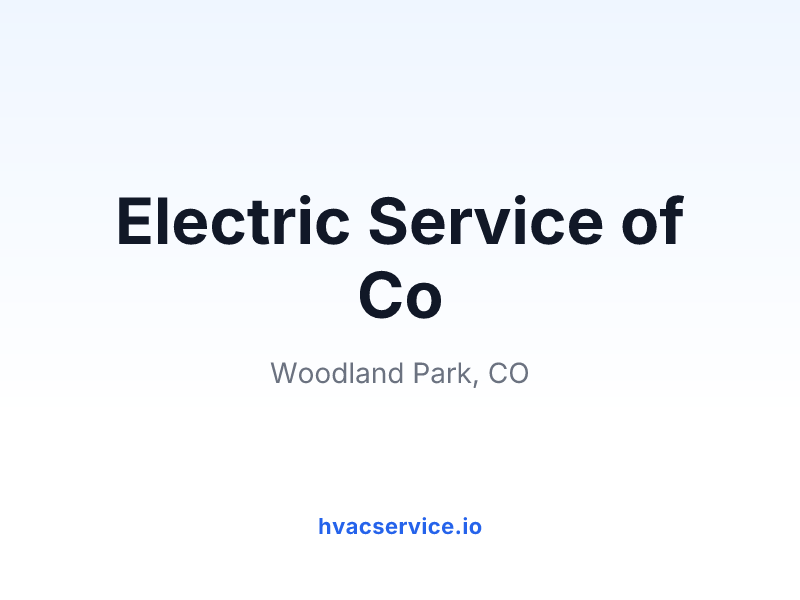 Electric Service of Co