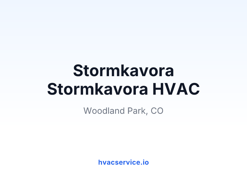 Stormkavora Stormkavora HVAC
