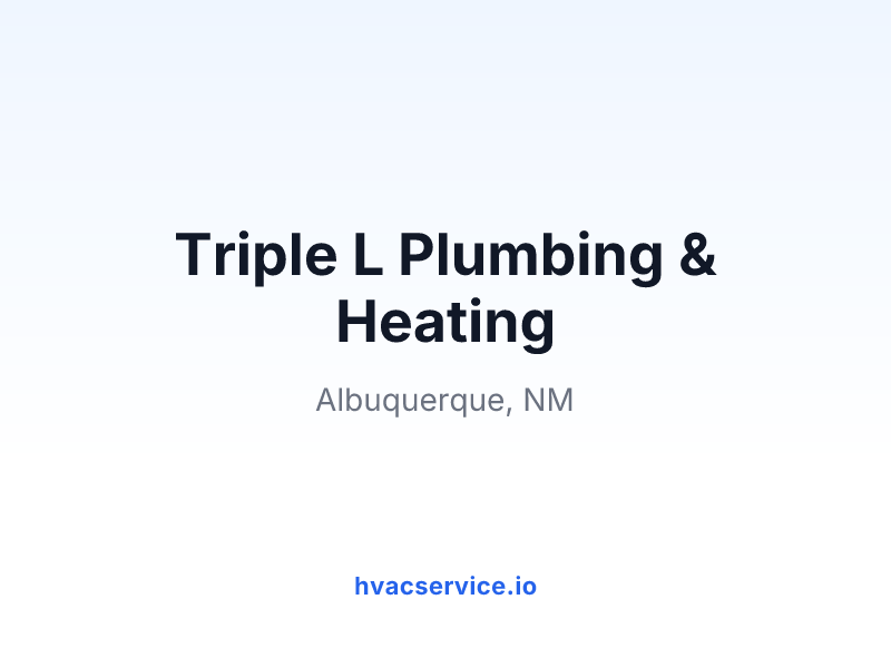 Triple L Plumbing & Heating