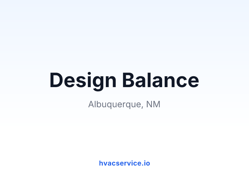 Design Balance