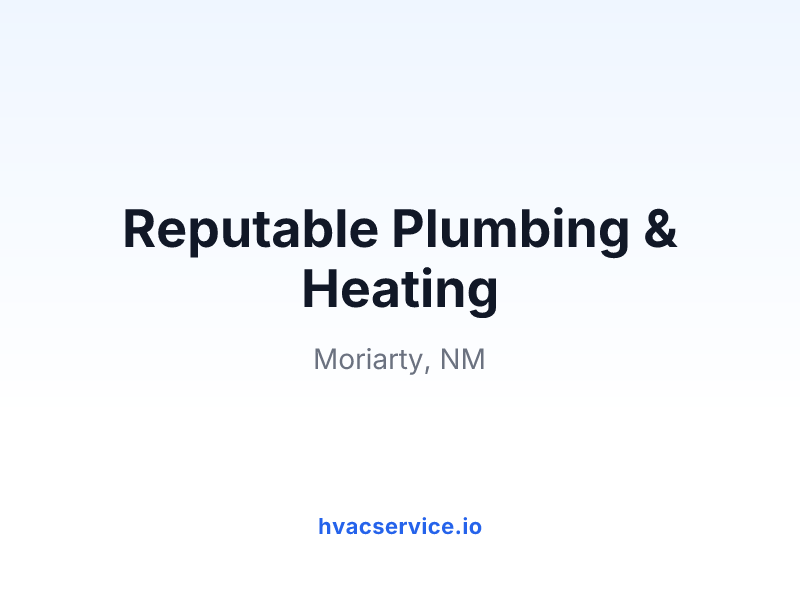 Reputable Plumbing & Heating