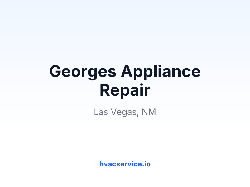 Georges Appliance Repair