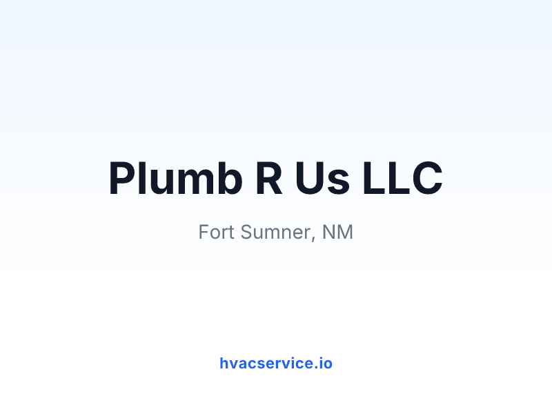 Plumb R Us LLC