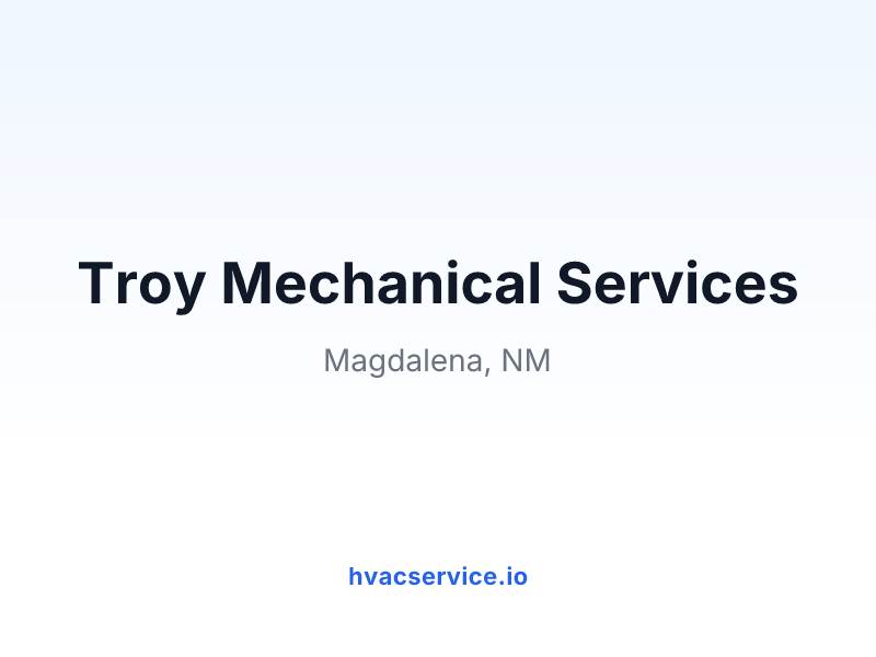Troy Mechanical Services