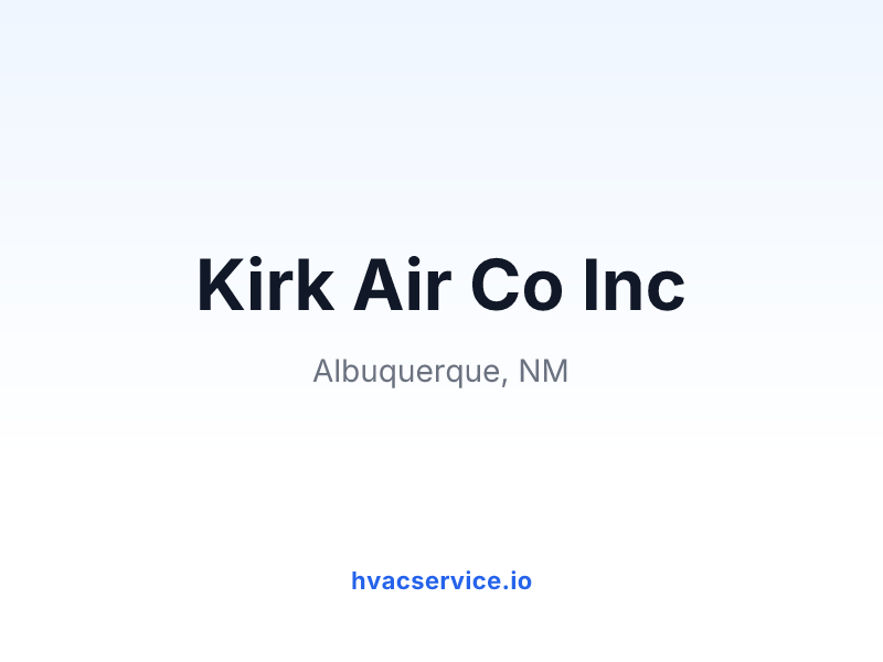 Kirk Air Co Inc