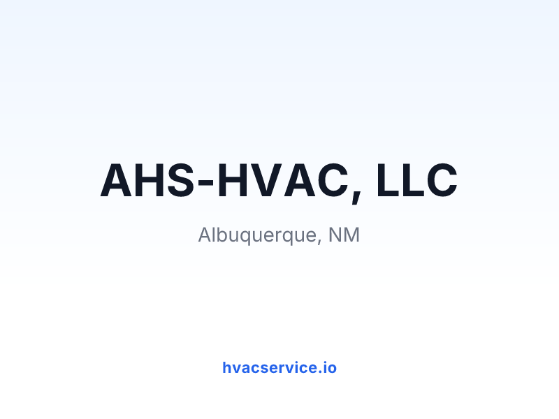 AHS-HVAC, LLC