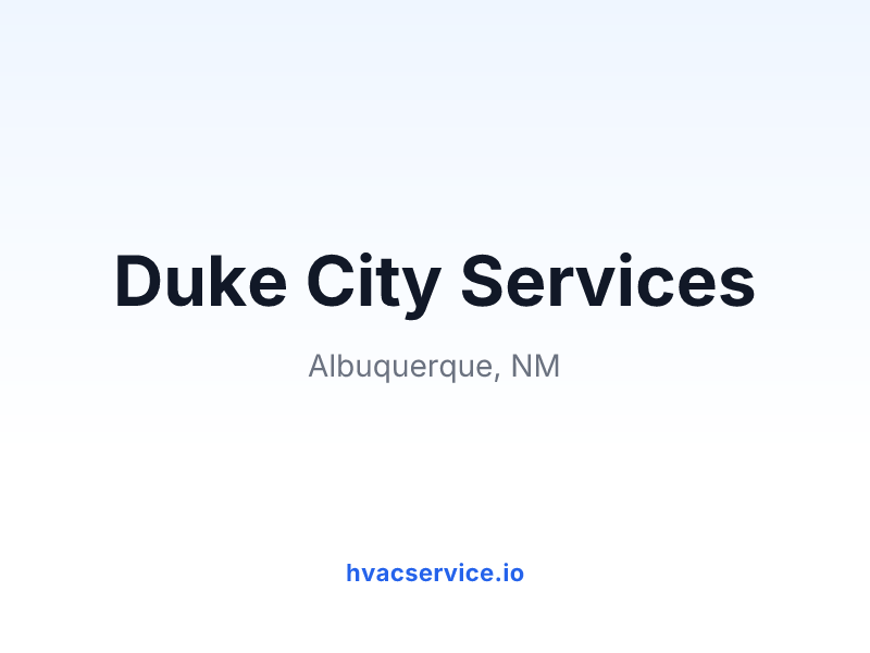 Duke City Services