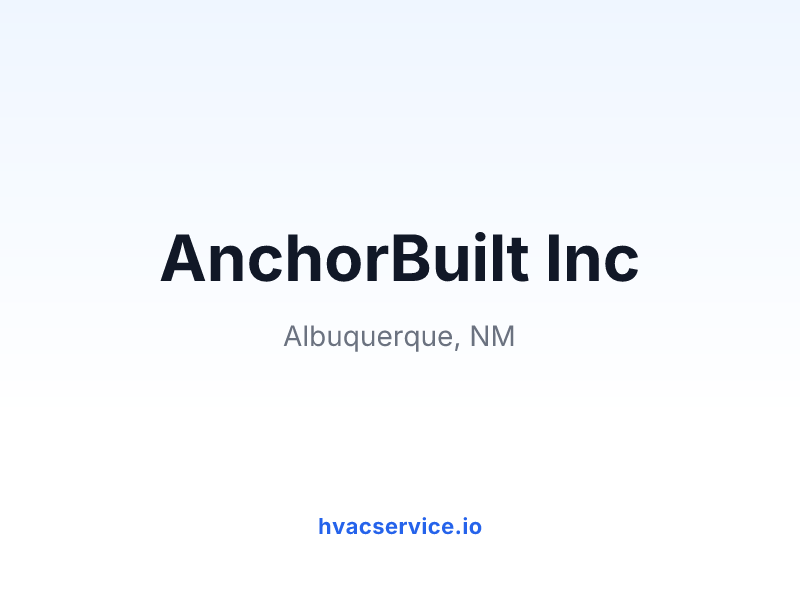 AnchorBuilt Inc