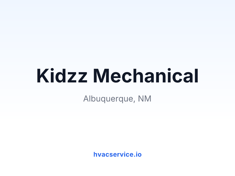 Kidzz Mechanical