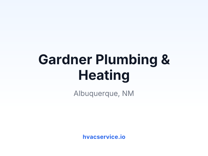 Gardner Plumbing & Heating
