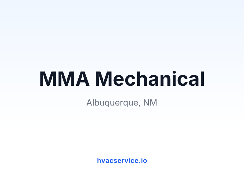 MMA Mechanical