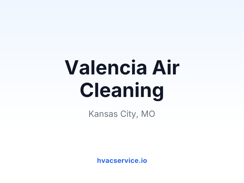 Valencia Air Cleaning